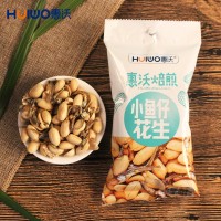 惠沃小魚(yú)仔花生批發(fā)零食辦公室休閑零食70g/袋