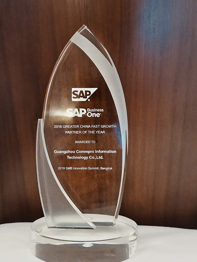 2018年SAP最佳伙伴獎(jiǎng)