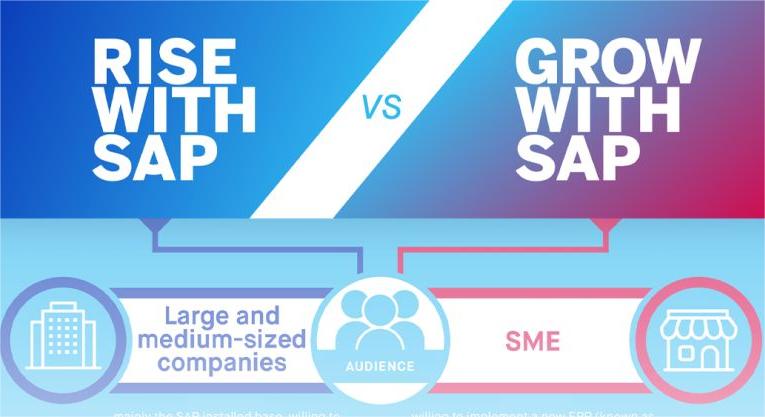 GROW with SAP和RISE with SAP有什么不同？